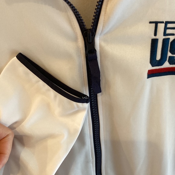 White Jacket Windbreaker XL Team USA - Picture 4 of 10